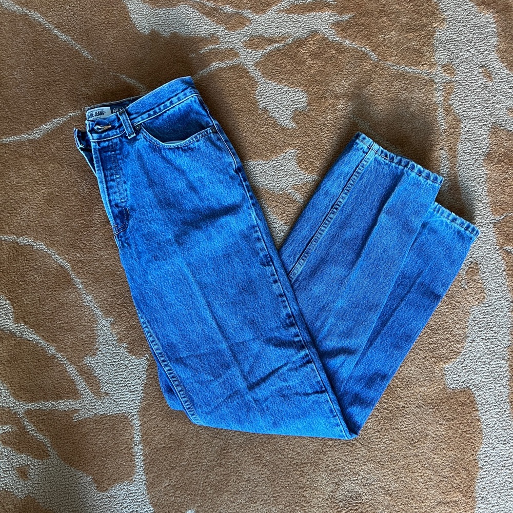 Vintage GAP Blue Straight Denim Jeans Essential Style